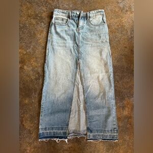 BDG Blue Maxi Skirt with Effortless Style